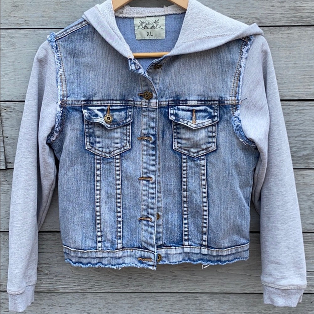 Jean jacket hoodie